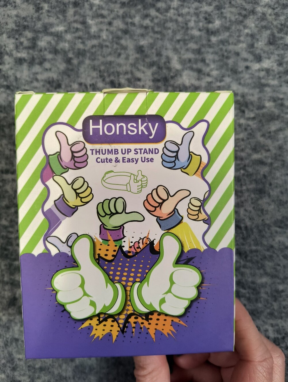 Honsky Thumb Up Stand for holding your phone up, blue